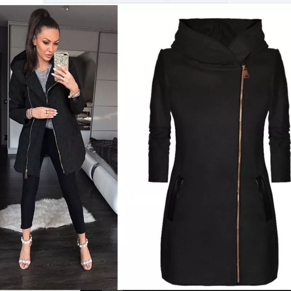 Love Is Real Couture Tops - LAST ONE! European Style Zip Front Sweatshirt
